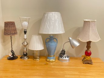 Lot Of 6 Lamps