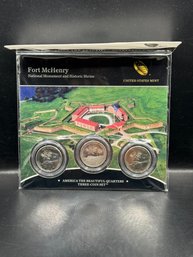 America The Beautiful 3 Quarter Set Fort McHenry National Monument And Historic Shrine