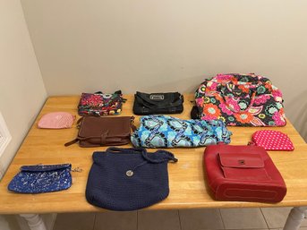 Lot Of Handbags Including Vera Bradley And Guess