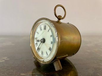 Antique Ansonia Clock Company Brass Table Top Clock