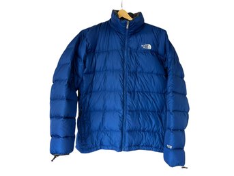 The North Face Royal Blue 550 Filled Down Puffer - Size XL