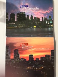 Beautiful 2009 Denver And Philadelphia United States Mint Sets