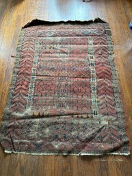 An Antique Turkish Wool Rug - AS IS