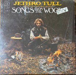 JETHRO TULL -  Songs From The Wood  - 1977 Vinyl LP - CHR 1132 In Shrink- W/ Sleeve