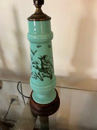 Classic 1950s Jadeite Lamp