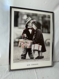 Vintage Kim Anderson Photograph And Frame