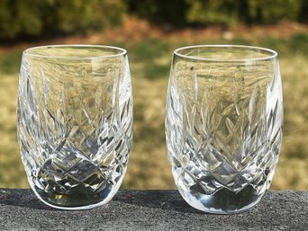 Two Waterford Crystal Shot Glasses