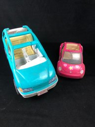 Pair Of Barbie Cars