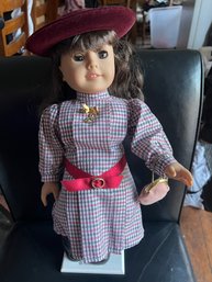 Vintage 1980's American Girl Doll 'Samantha' With Stand