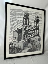 M.C.Escher 'Waterfall' 1961 Framed Art