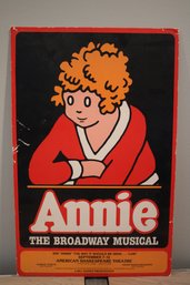 Annie Promotional Poster From 1982 American Shakespeare Theater Stratford, CT