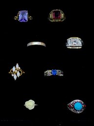 Collection Of 8 Estate Rings