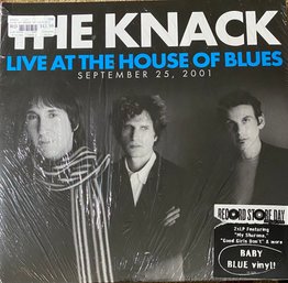 NEW  & SEALED - THE KNACK - LIVE AT THE HOUSE OF BLUES - NEW 2X LP - BLUE VINYL - MY SHARONA