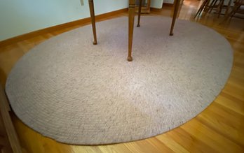 Oval Flat Weave Rug