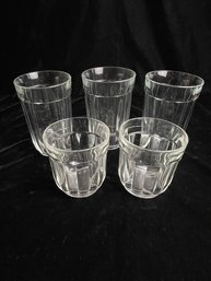 Vintage Ribbed Glasses