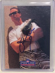 1991 Pro Line NFL Portraits Jim McMahon Autographed Card - K