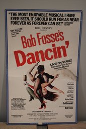 Bob Fosse's Dancin' Promotional Poster From 1981 American Shakespeare Theater Stratford, CT