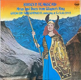 KIRSTEN FLAGSTAD - ARIAS & DUETS WAGNER'S RING- LP SDBR 3414 - VERY GOOD CONDITION