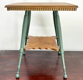 A Victorian Oak Occasional Table
