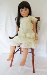 ' Chyna' Seated Porcelain Doll By Donna Rubert