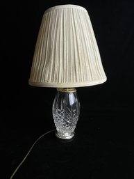 Cut Glass Based Table Lamp