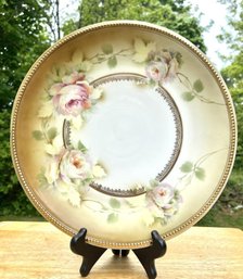 Gorgeous 12 Inch Porcelain Plate P.K. Silesia