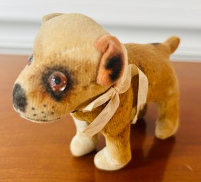 Small Stuffed Dog Figure Made In Japan 3.5'