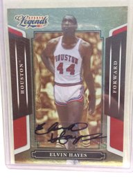 2008 Donruss Sports Legends Elvin Hayes Autographed Card 52/79 - K