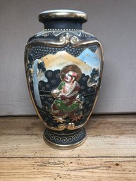 Stunning Kyo-Satsuma - Seizan Vase - 12 1/2' Tall - Hand Painted