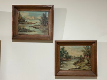 Pair Decorative Landscape Prints