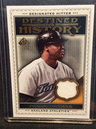 2009 Upper Deck SP Legendary Cuts Frank Thomas Jersey Relic Cards - K