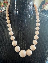 1950's Era Vintage Graduated Beaded Necklace