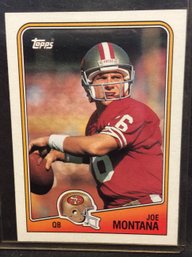 1988 Topps Joe Montana - K