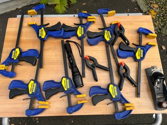 A Collection Of Quick-Grip Clamps