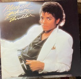 MICHAEL JACKSON  - THRILLER - Original 1982  VINYL RECORD QE 38112W/ Sleeve