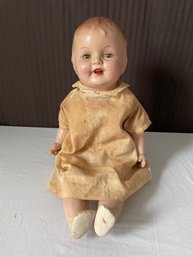 Antique Sawdust Crier Baby Doll