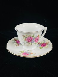 Northridge Teacup And Saucer With 22kt Gold Trim