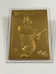 Danbury Mint 22kt Gold Leaf 1998 World Series NY Yankees Chad Curtis Sealed