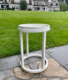 A Circular Lacquer Side Tray Table