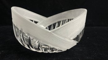 Astral Hand Blown Lead Crystal Bowl