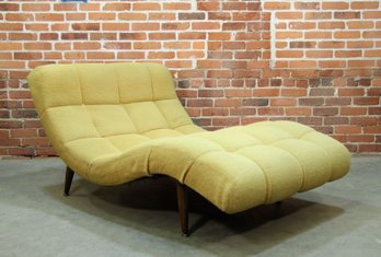 Mid Century Modern Adrian Pearsall Double Wave Chaise Lounge