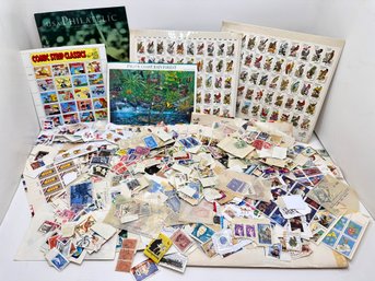 Large Stamps Collection, Many In Full Sheets
