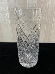 Vintage Crystal Glass Vase