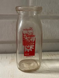 Vintage Borden's Glass Milk Bottle