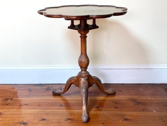A Tilt Top Mahogany Pie Crust Table From The Charleston Historical Reproductions Line By Baker Furniture