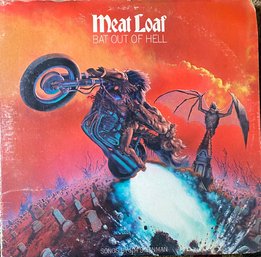 MEAT LOAF, Bat Out Of Hell LP 1977 - PE 34974 W/ Lyrics Inner Sleeve