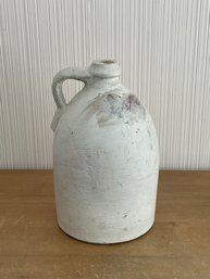 Vintage Painted Stoneware Jug