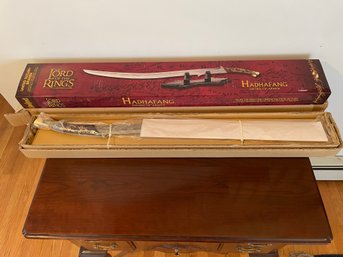 New In Box, Lord Of The Rings (LOTR) Hadhafang Sword Of Arwen By United Cutlery .