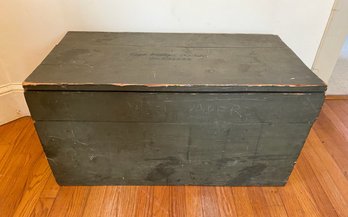 Army Captain's Shipping Trunk, CPT Phillip E. Dodge