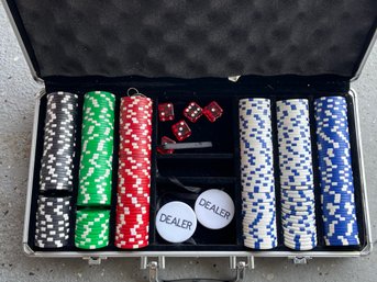 Poker Set With Travel Case Heavy Duty